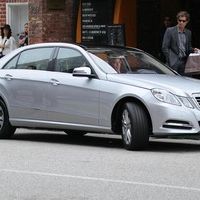 George Clooney on the set of a Mercedes Benz E300 L advert photos | Picture 78305